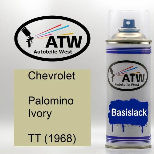 Chevrolet, Palomino Ivory, TT (1968): 400ml Sprühdose, von ATW Autoteile West.